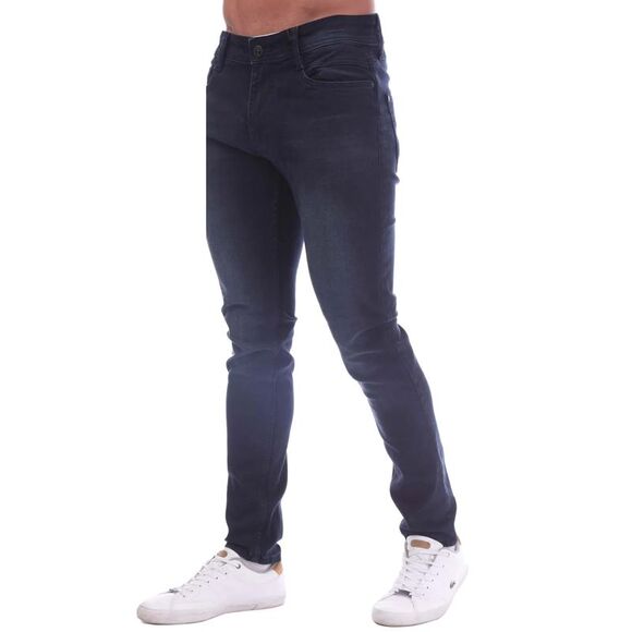 Duck and Cover Mens Maylead Slim Fitted Jeans / Dark Blue